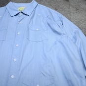 cuba long sleeve shirt aqua