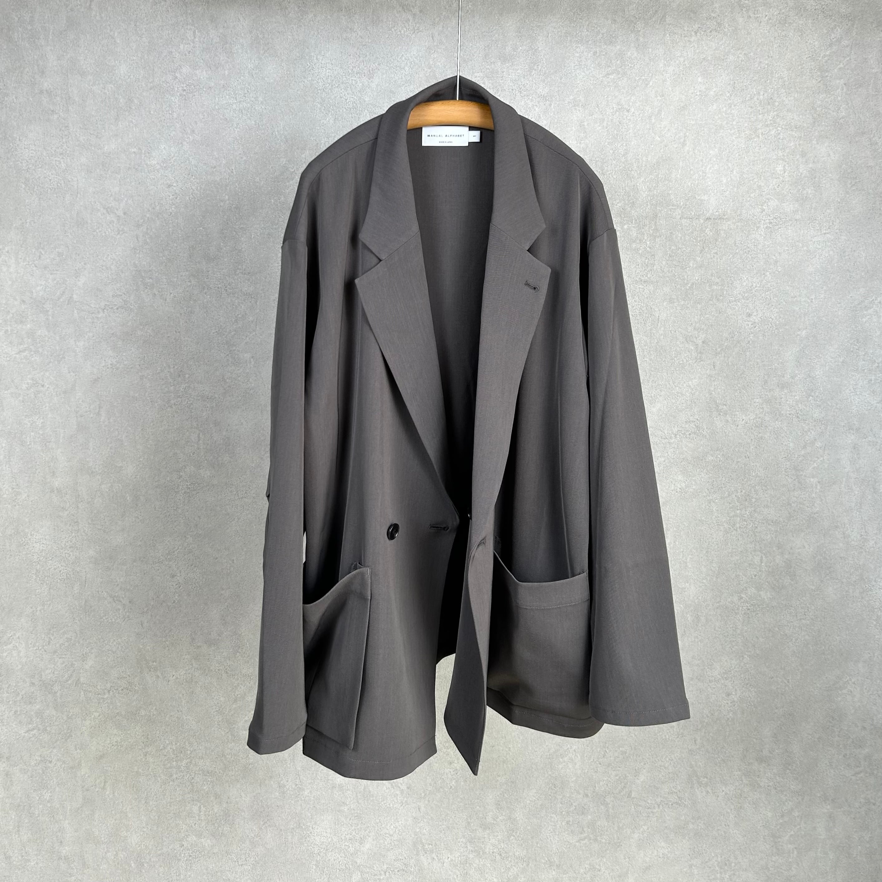 26SS》【MANUAL ALPHABET】PE TWILL COMFORT W JACKET マニュアル