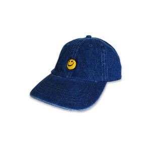 RAVERS UNITED 6panel denim cap【Dark blue denim】