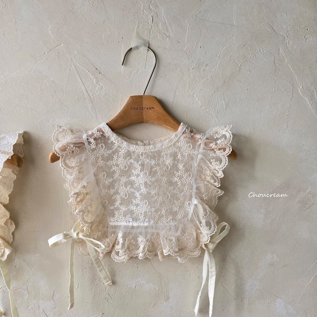 ⭐︎即納⭐︎[ choucream ] lace frill vest