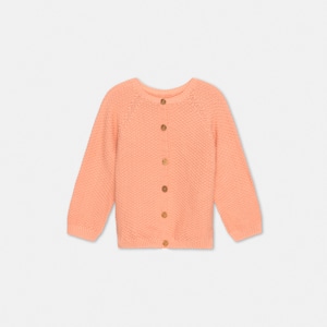 my little cozmo/Knit cardigan/Peach/COSMOSK201