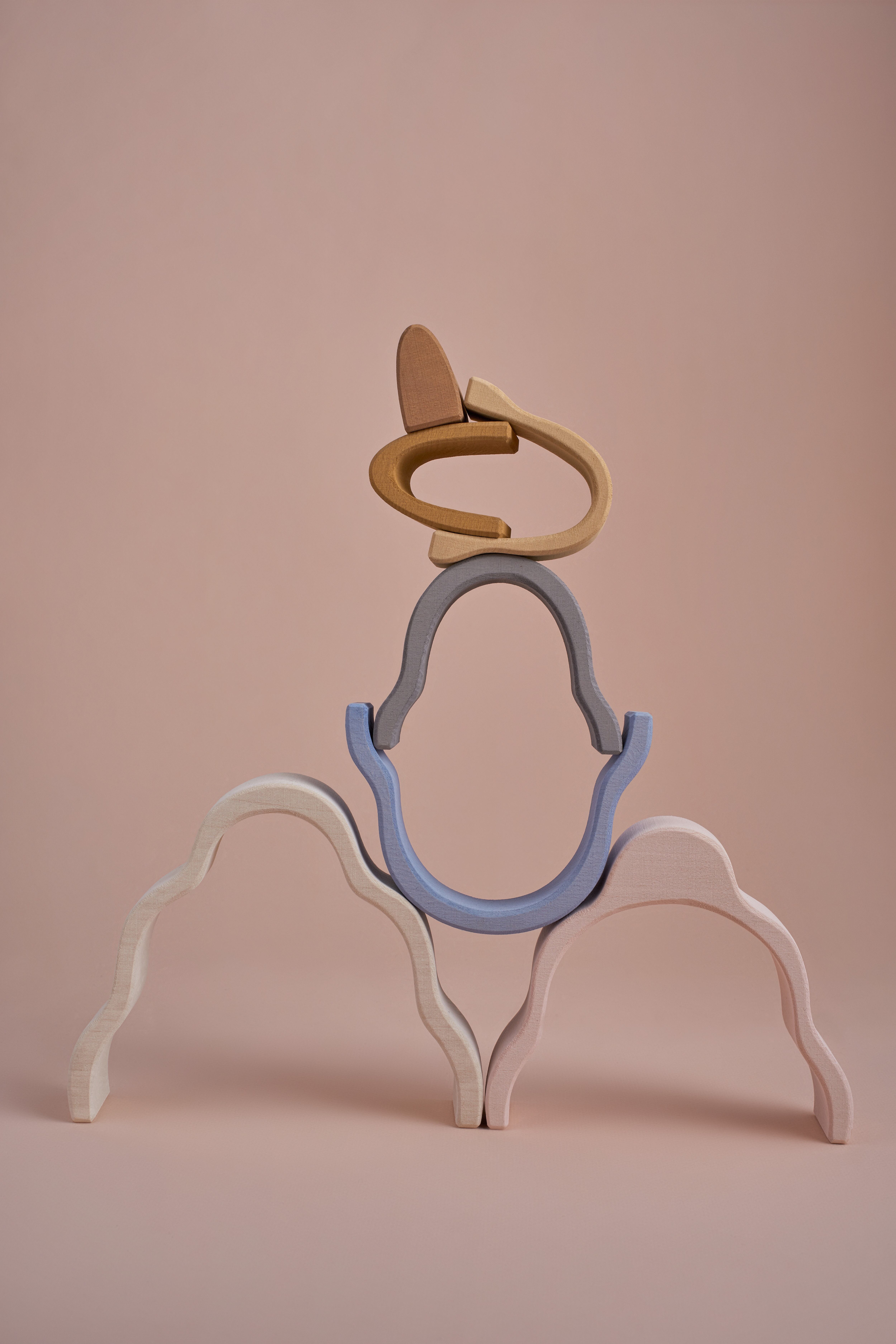 raduga grez ラドガグレ waterfall arch stacker 知育玩具 木の