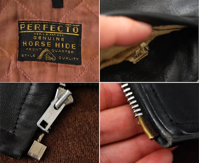 50s Schott PERFECTO ホースハイドジャケット 48