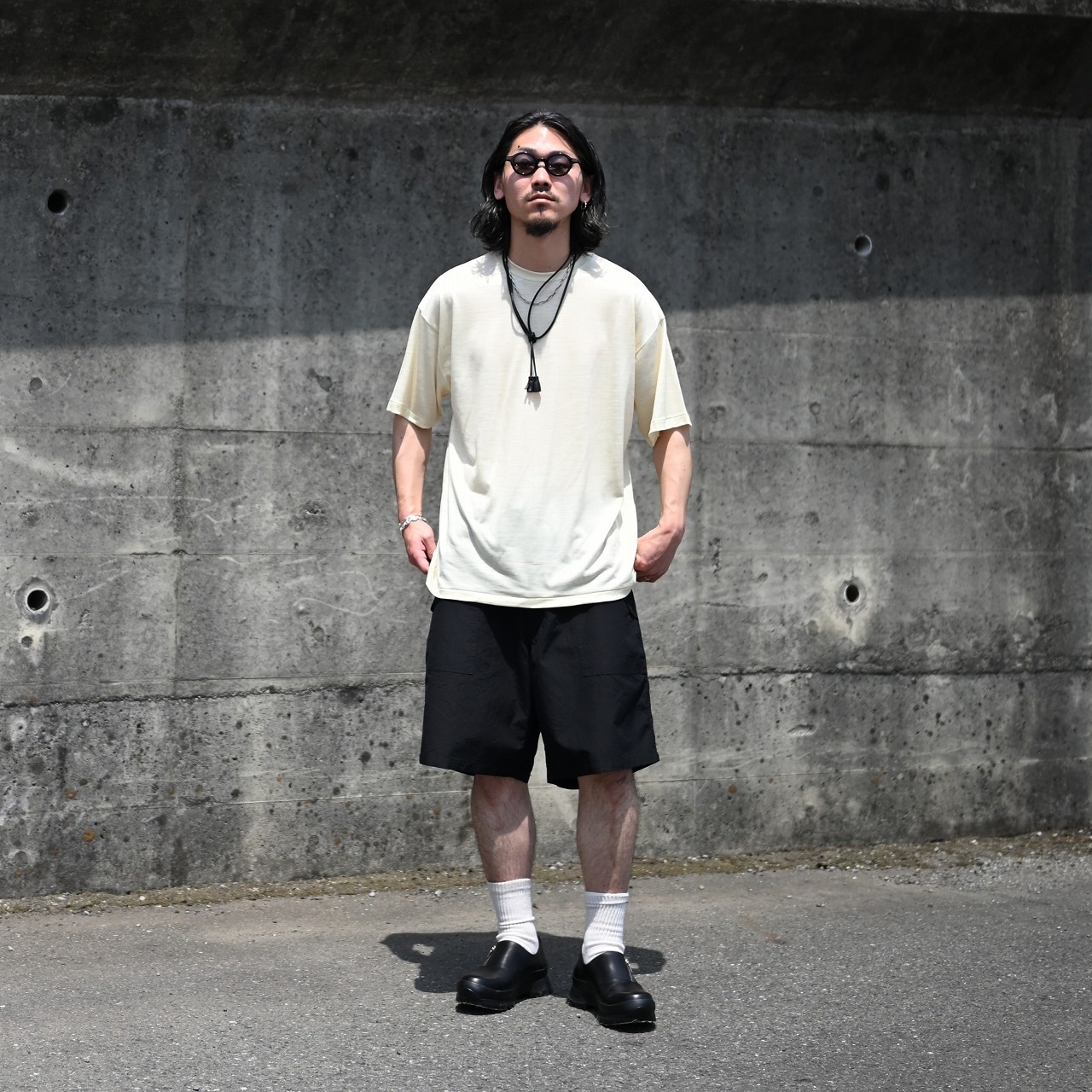 INTERIM / EXTRA FINE MERINO WOOL JERSEY S/S TEE