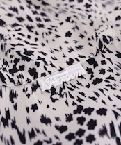 【#Re:room】LEOPARD OPEN COLLAR LONG SLEEVE SHIRTS［RES091］