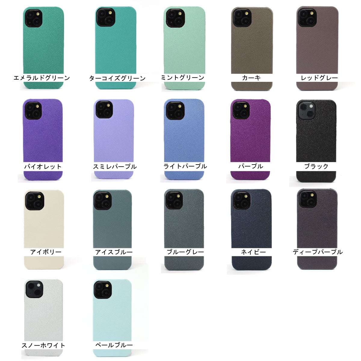 13☆美品/ほぼ未使用♪エピ ケース☆ブルーカラー シボ型押し】シンプルケース | leschériet