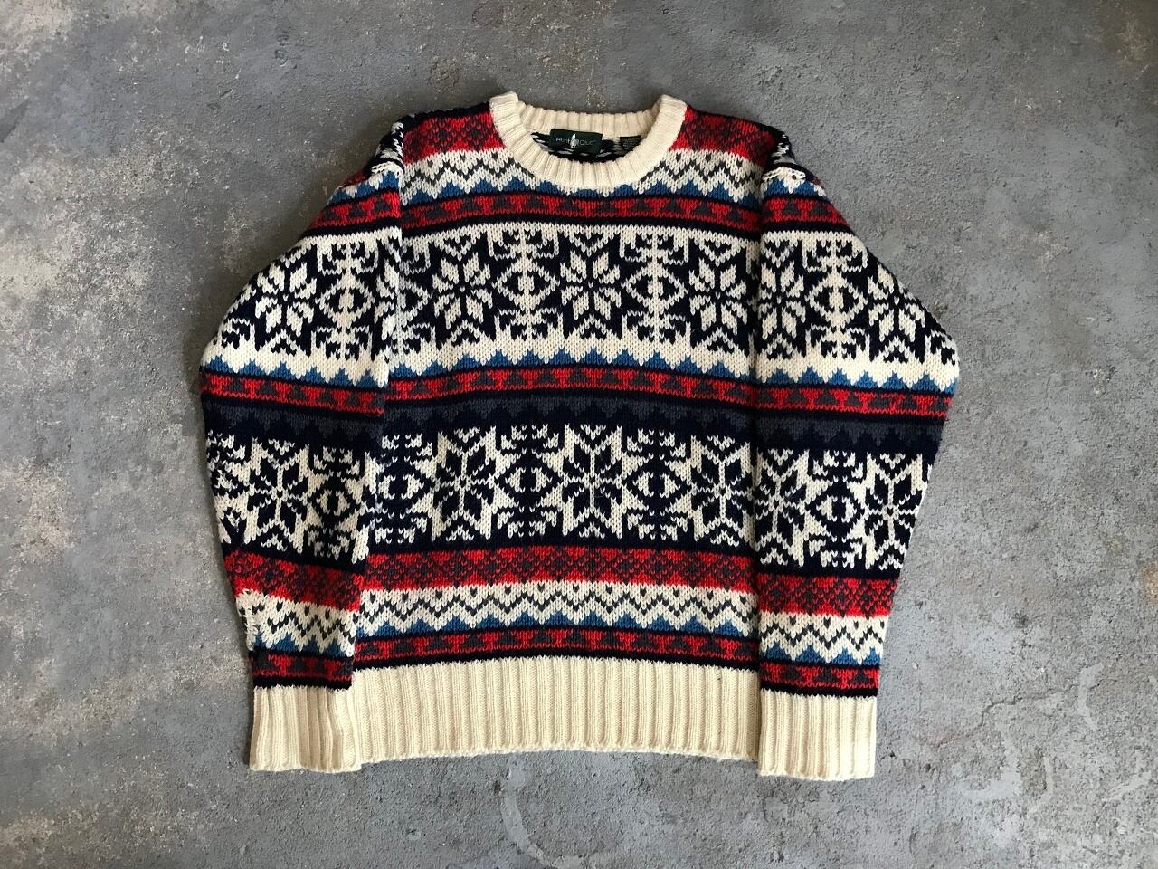 90s Hunt Club Nordic pattern knit