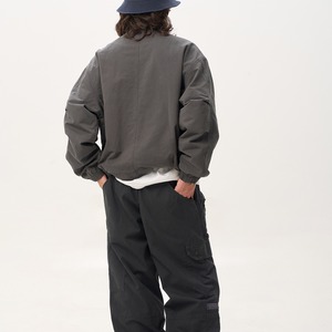 コットン スタンドカラー ジップジャケット K5420