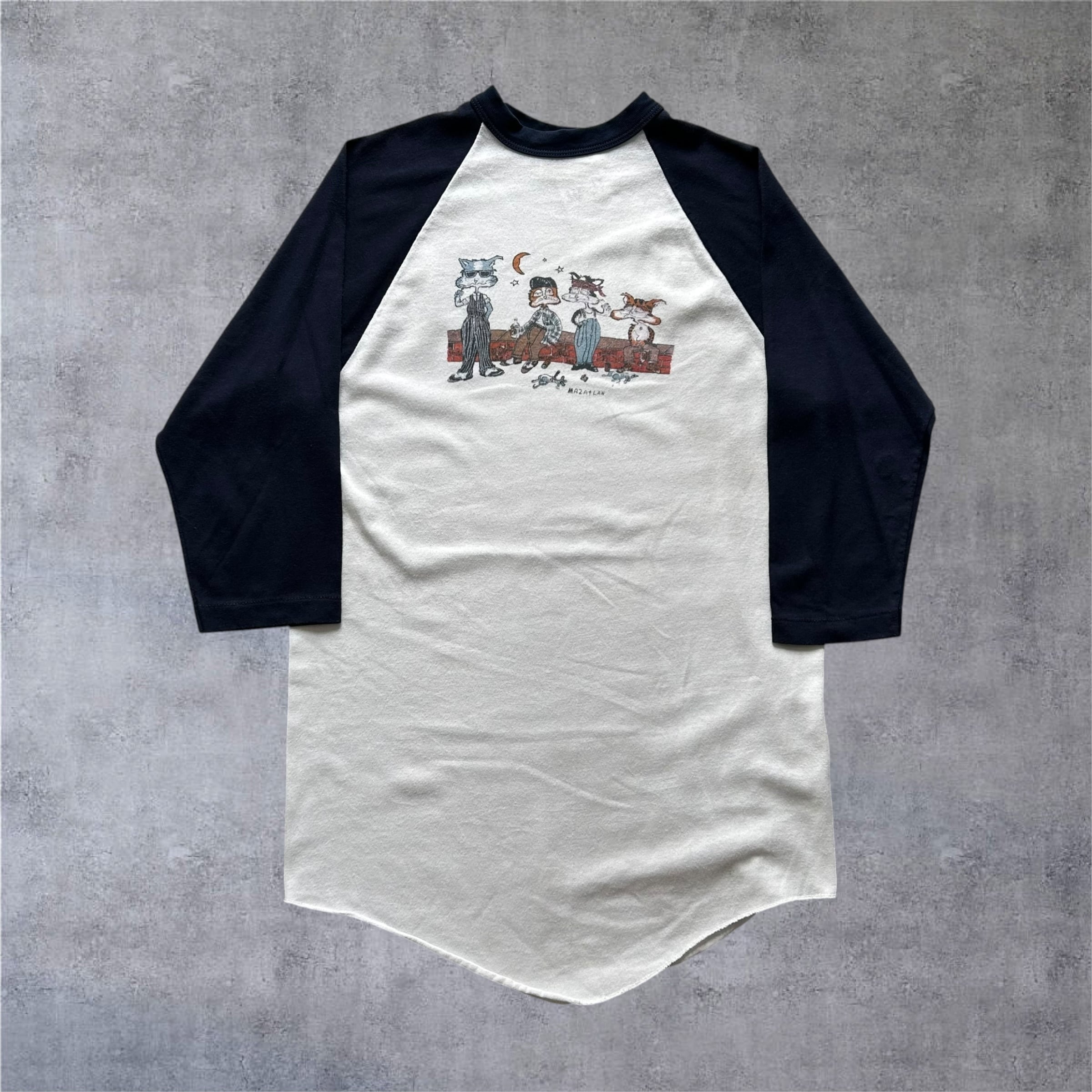〜1980s Mazatlan Souvenir Raglan Sleeve T-shirt【高円寺店】
