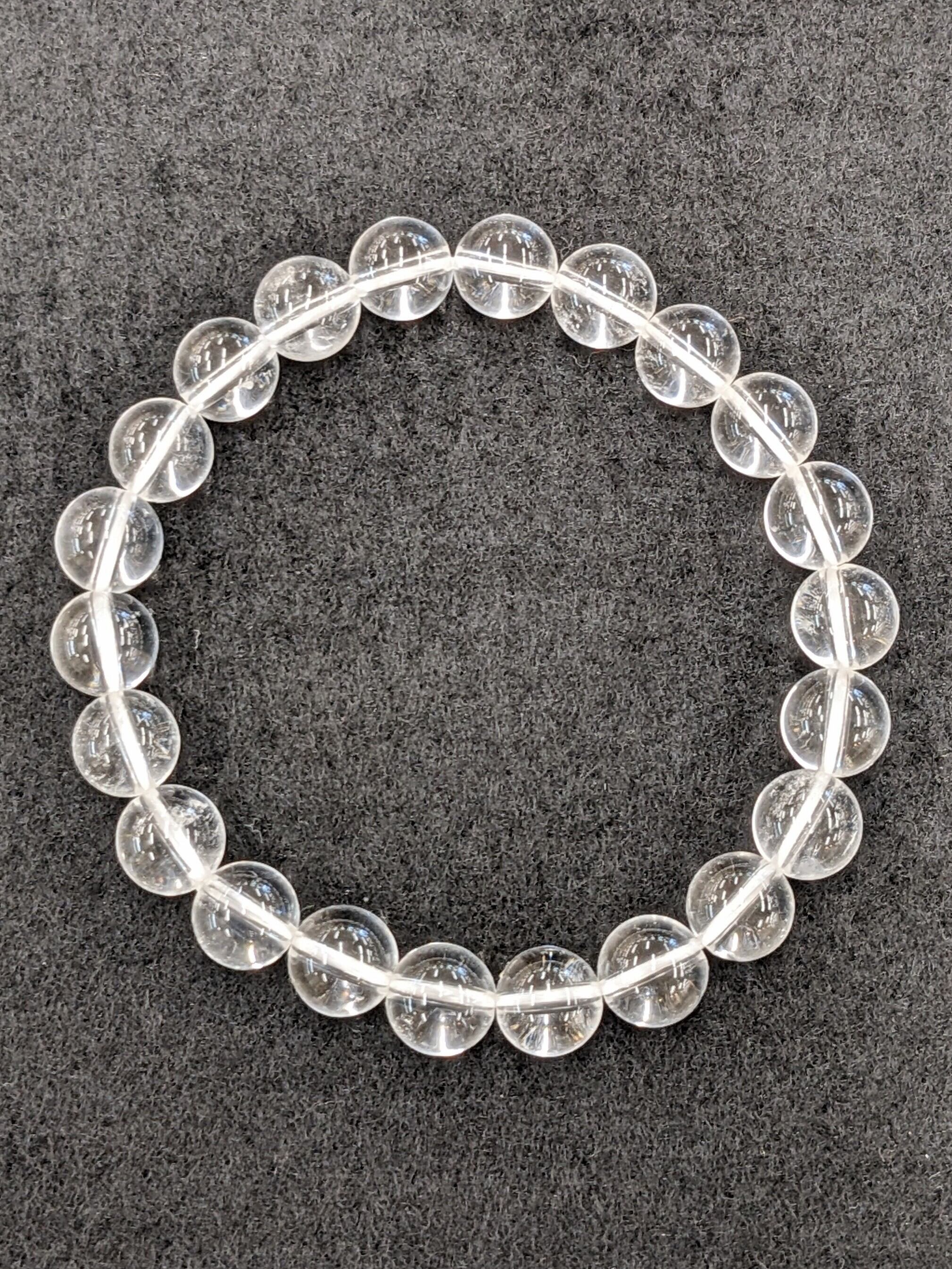 天然水晶ブレスレット 8mm | Stone Kingdom