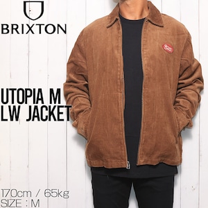 コーデュロイジャケット ジップジャケット BRIXTON ブリクストン UTOPIA M LW JACKET 03406LL