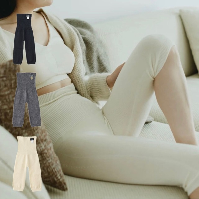 《 1/8まで送料無料・1月中旬ごろ発送》【 くらしきぬ 】シルク&ウール はらぱん(腹巻パンツ) ハーフタイプ