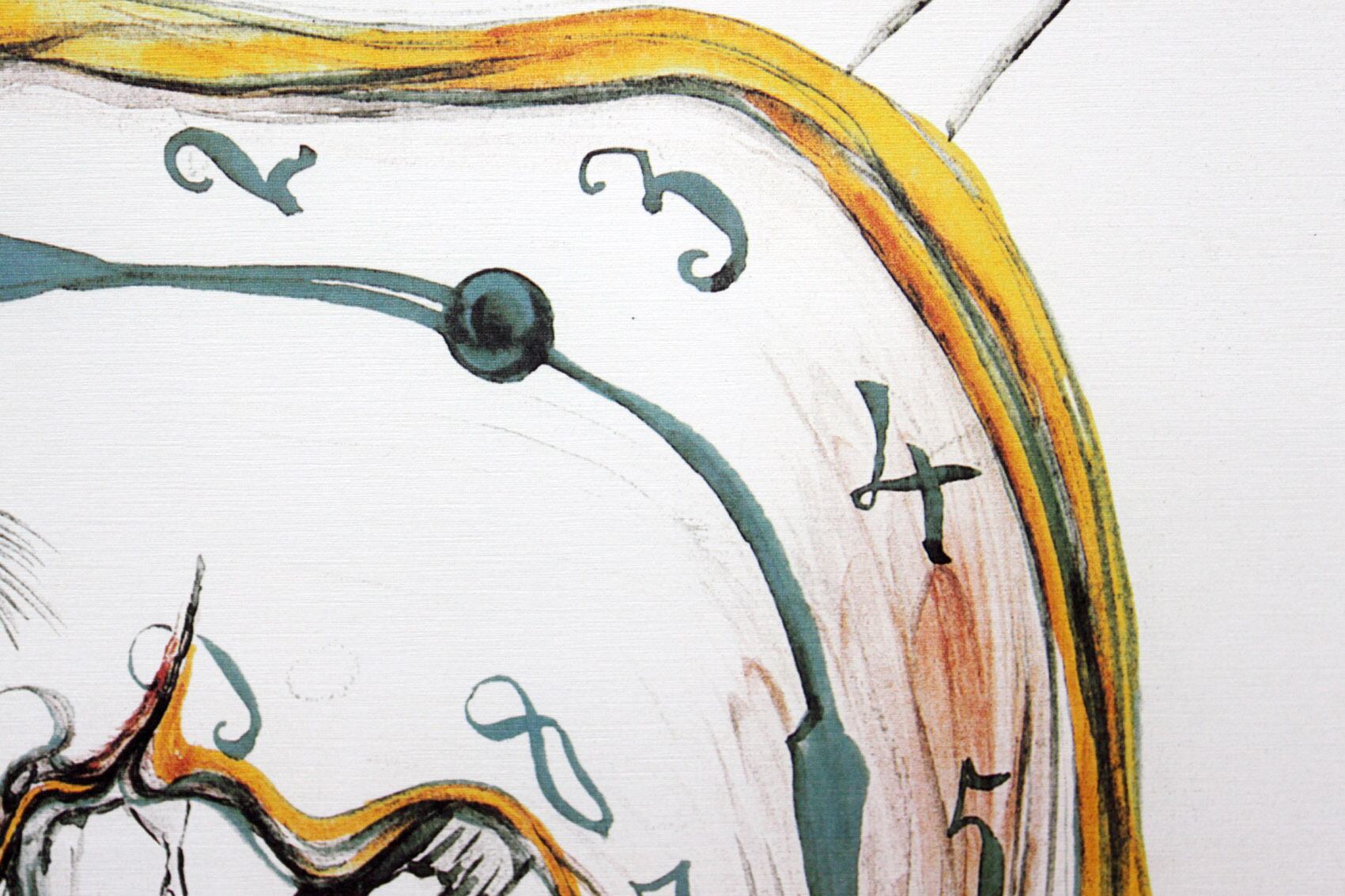 サルバドール・ダリ「溶けた時計」作品証明書・展示用フック・限定500