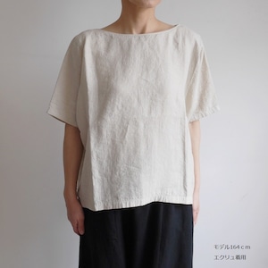 linen pullover　リネンプルオーバー　evam eva