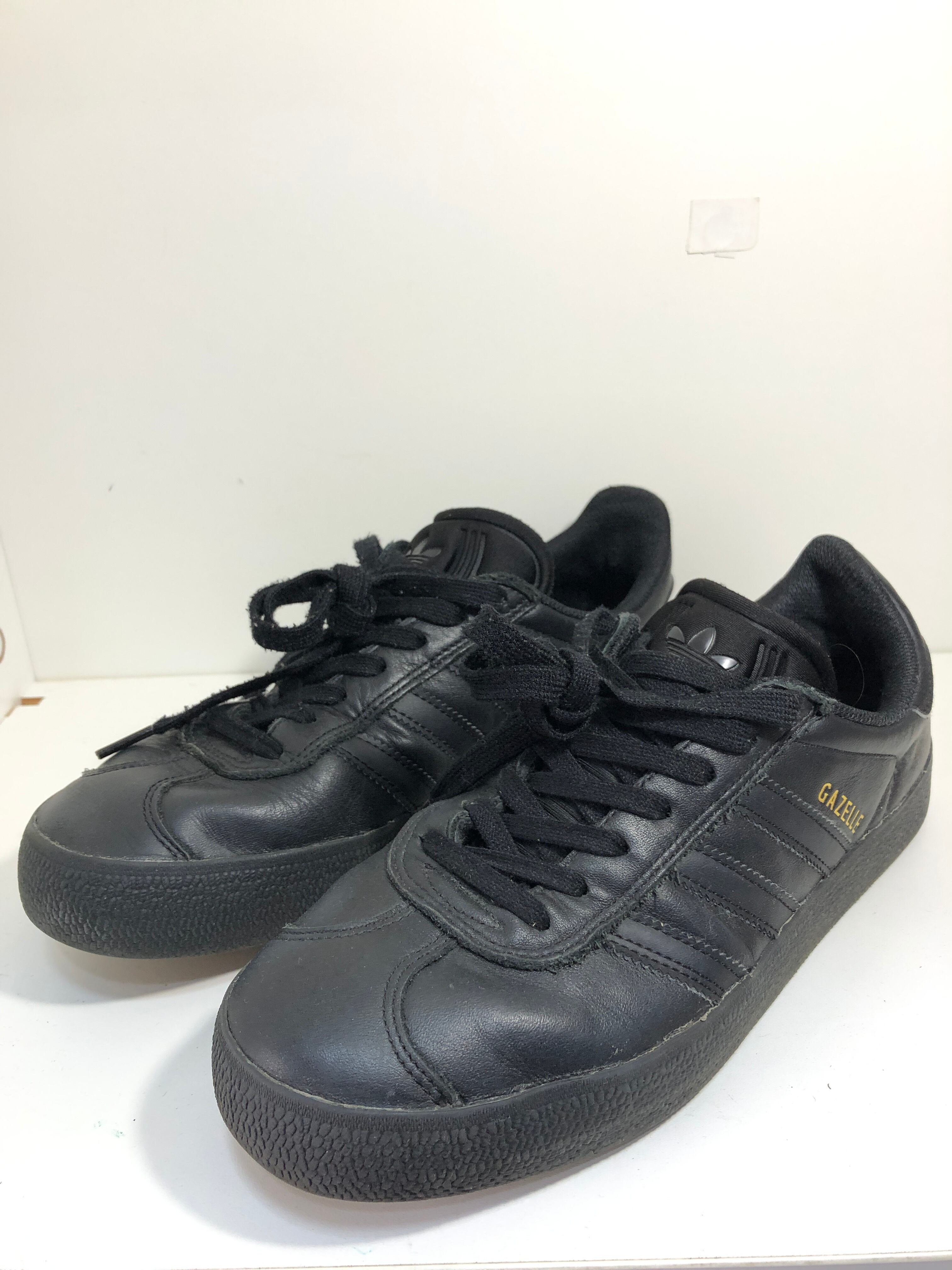 516030  GAZELLE ADV レザー スニーカー 27cm 516030 adidas GAZELLE ADV レザー スニーカー 27cm ブラック