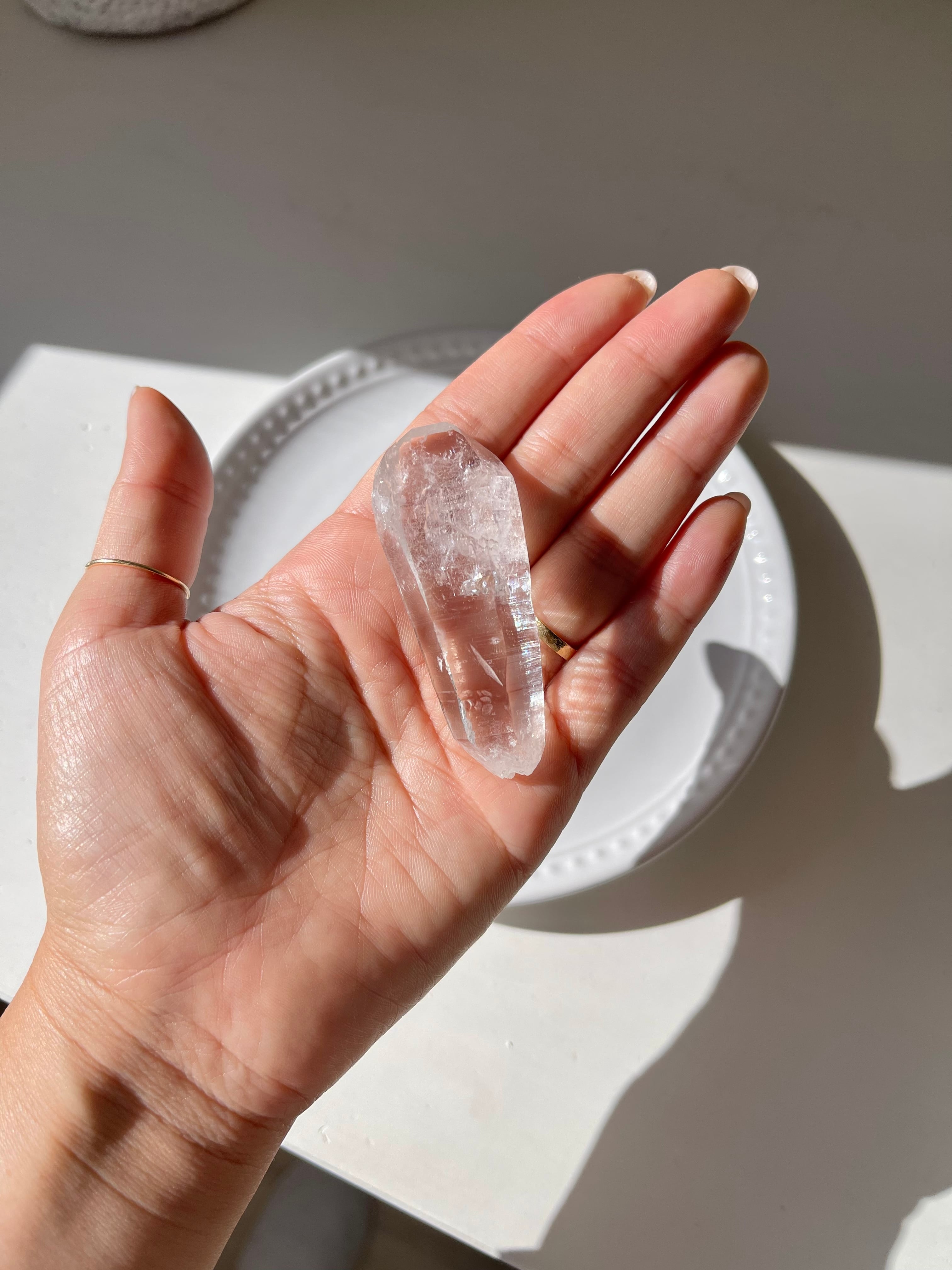 コロンビア　コスケス鉱山レムリアンシード(レインボー,DT,ツイン,セルフフィード)