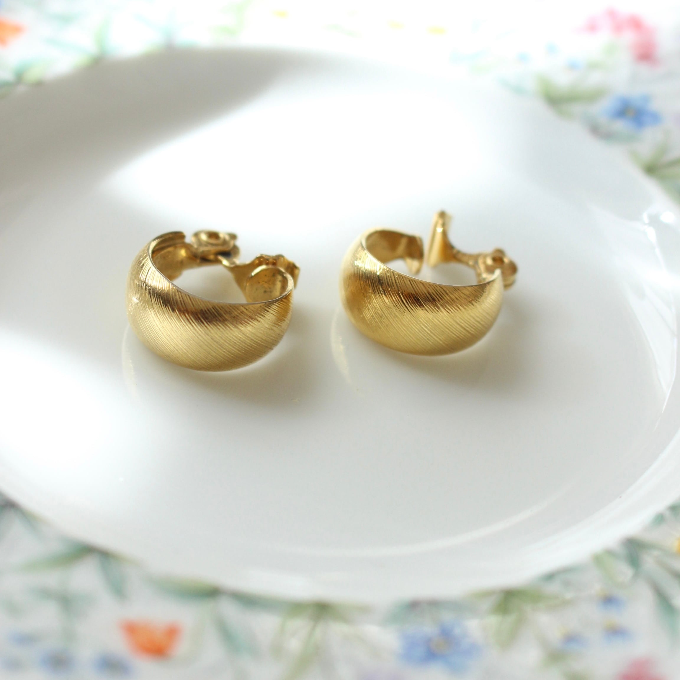 リングイヤリング ゴールド