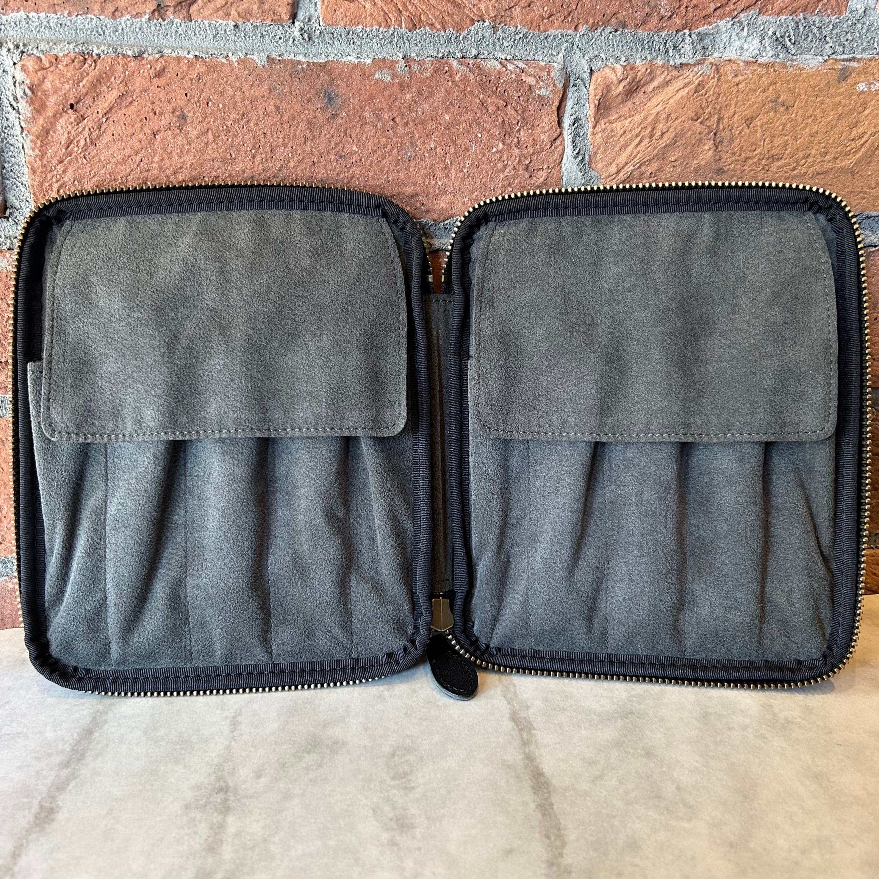 ＆Liebe「ペン好きの宝石箱 10本差しジップペンケース（栃木レザー