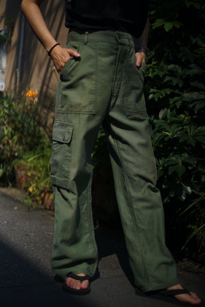 USARMY] Military fatigue pants Baker pants [1950s-] Vintage