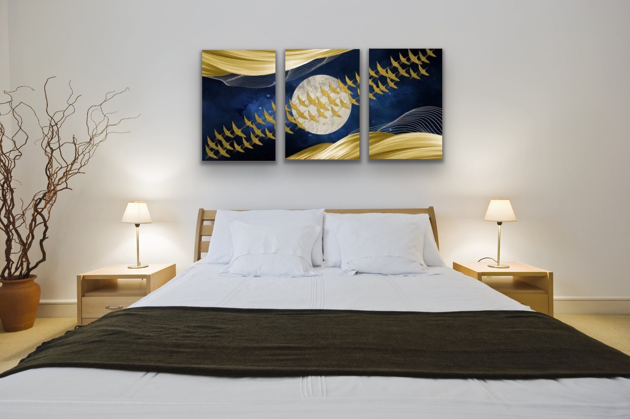 絵画/アートパネル/インテリア/モダン/北欧/おしゃれ アートパネル 3枚