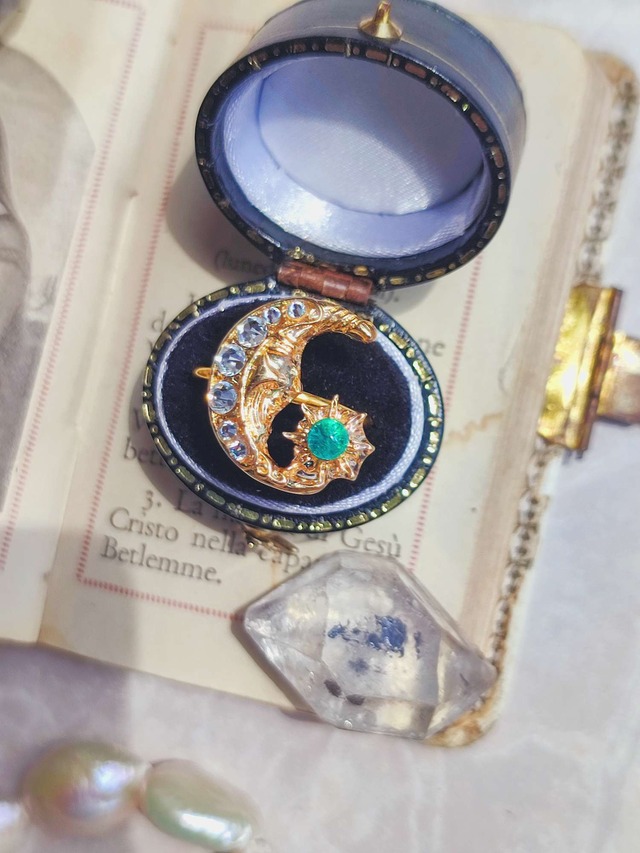 【MELANCHOLY GOLDEN MOON AND STAR RING ／（XX372） 】