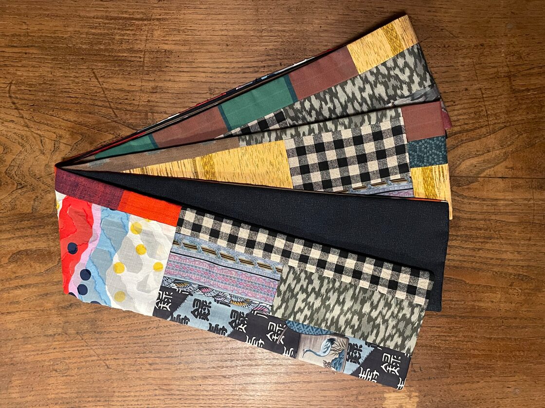 ハンドメイド パッチワーク半幅帯 X | Pay ID 