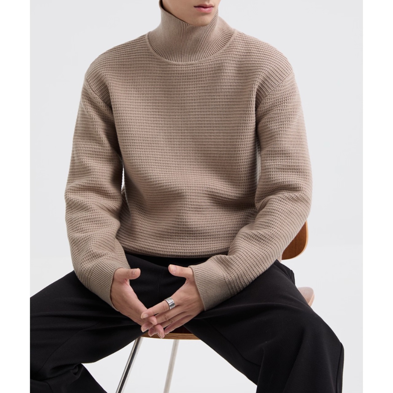 タートルネック プルオーバーニット af0412