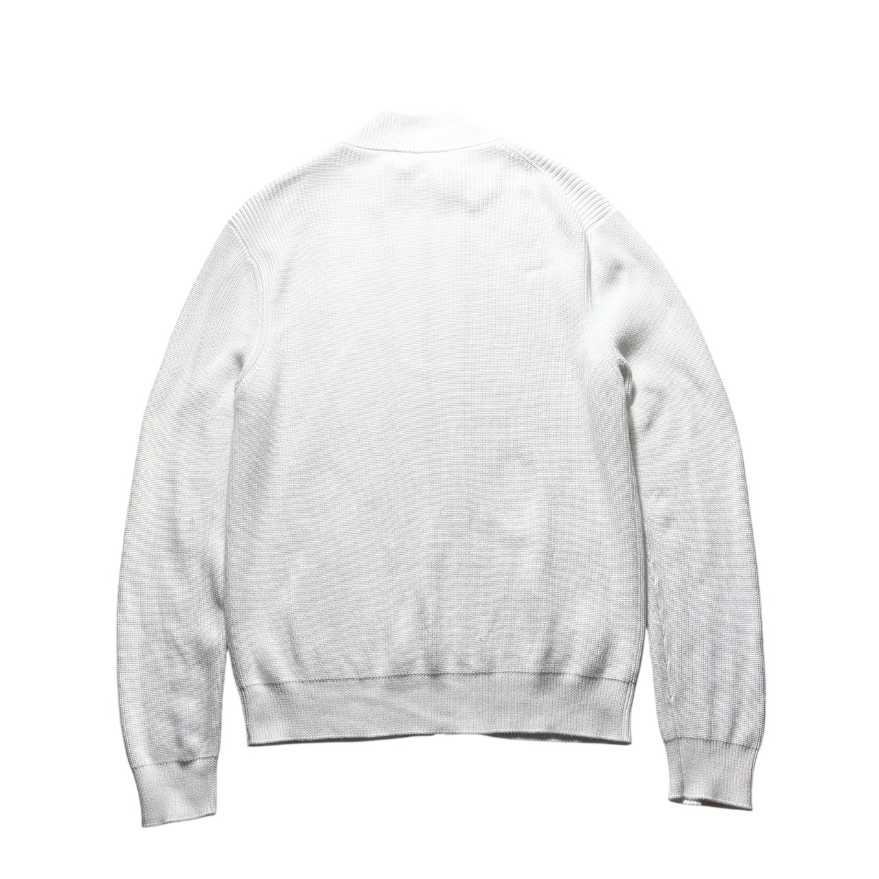HERMES white cotton drivers knit