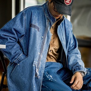 デニム フィッシュテール フィールドパーカー K5611