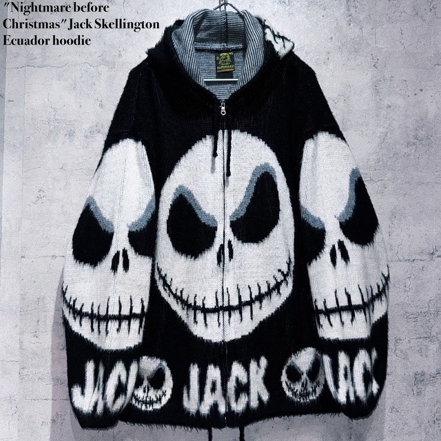 "Nightmare before Christmas"Jack Skellington Ecuador hoodie