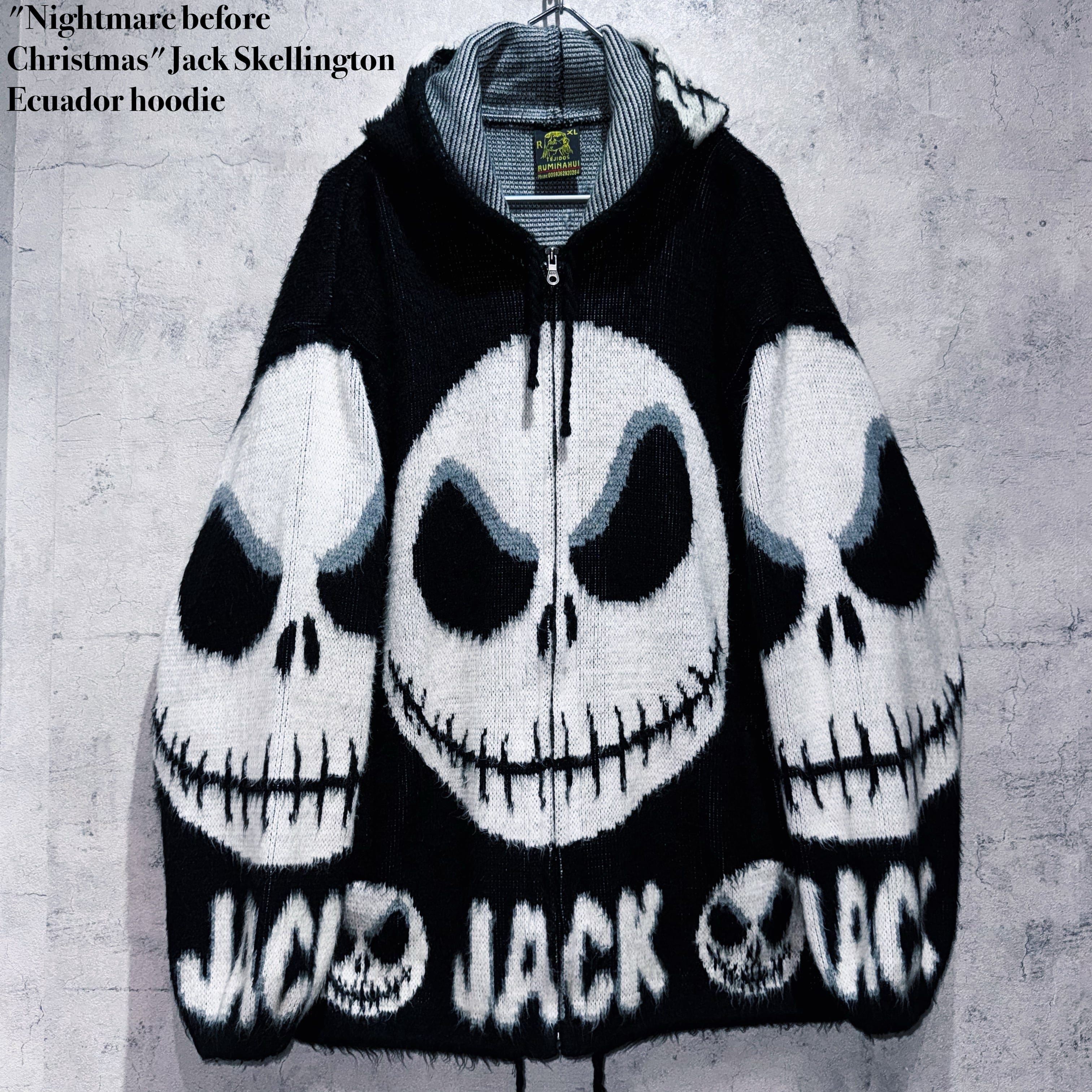 "Nightmare before Christmas"Jack Skellington Ecuador hoodie