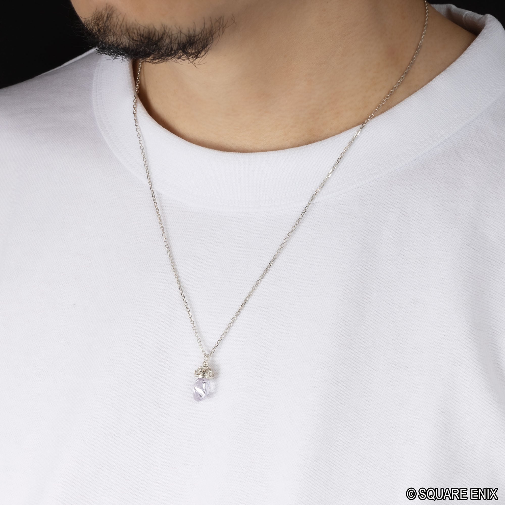 ファイナルファンタジーIX シルバーネックレス<ガーネット