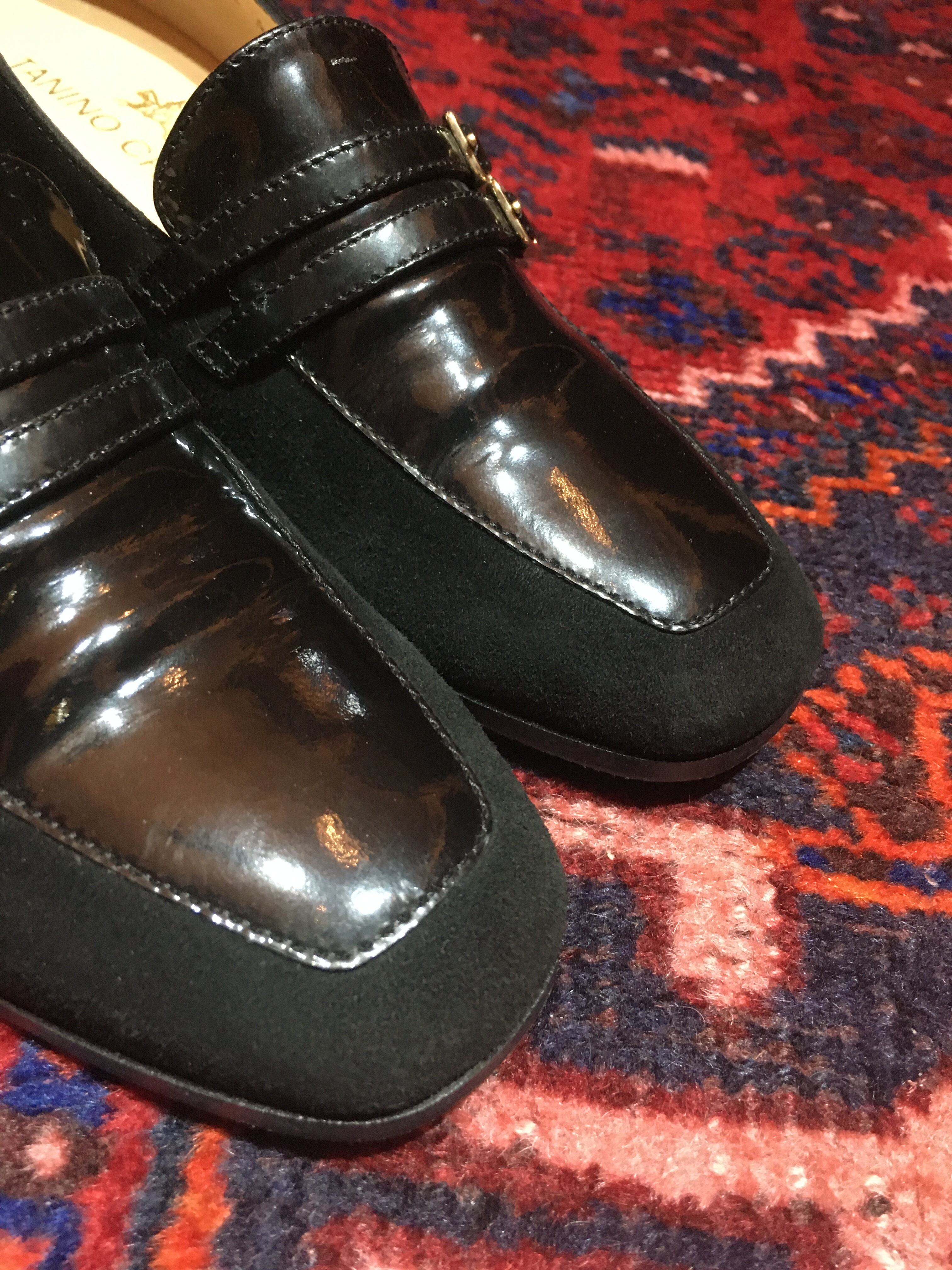 TANINO CRISCI LEATHER STRAP PUMPS MADE IN ITALY/タニノクリスチー
