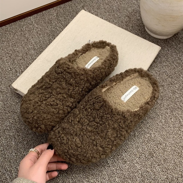 ボアスリッポンサンダル 3color [B526]