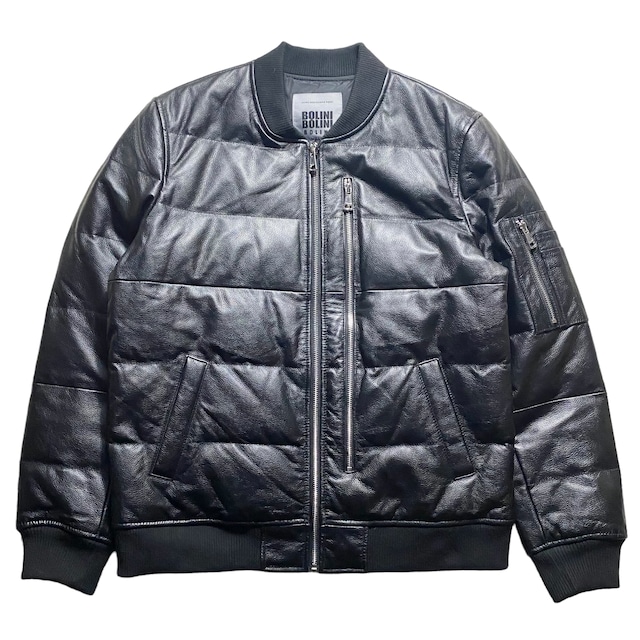 BOLINI leather down jacket