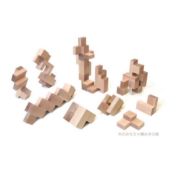 童具館 積み木 ペアブロック 数量限定販売 | 木のおもちゃ積み木の森