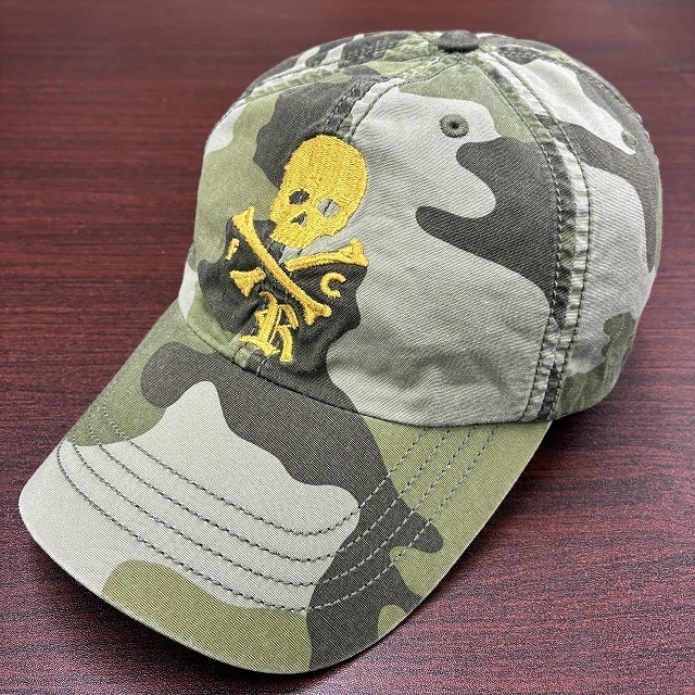 RALPH LAUREN RUGBY SKULL LOGO CAP CAMO
