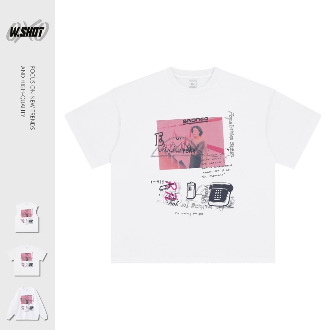 ストリート ダメージ加工 ロングTシャツ T1630 | wshot