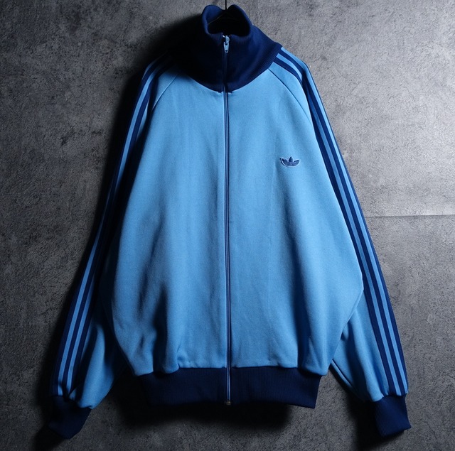 70s “adidas”  Blue Logo Desgin Track Jacket