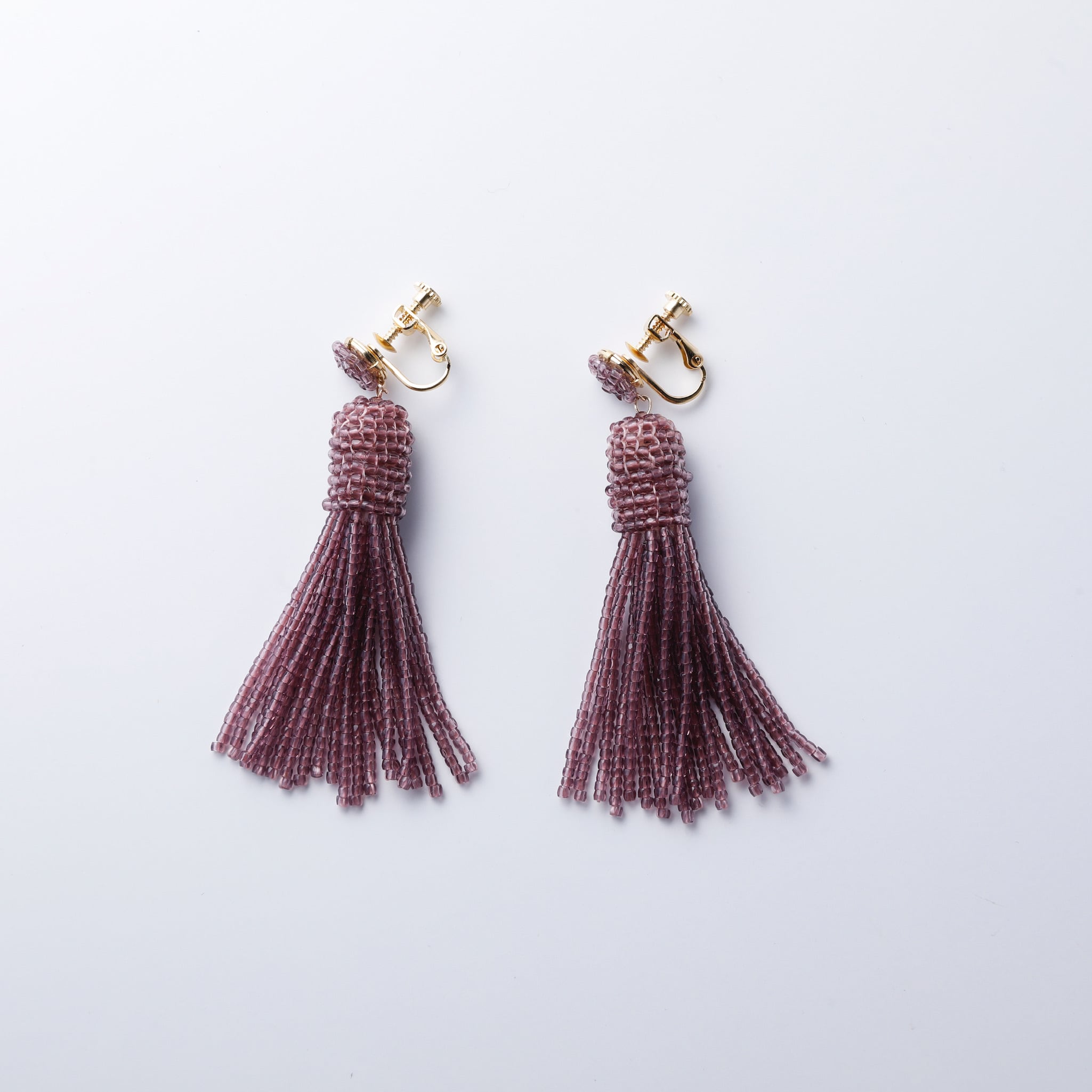 パープルショートタッセル