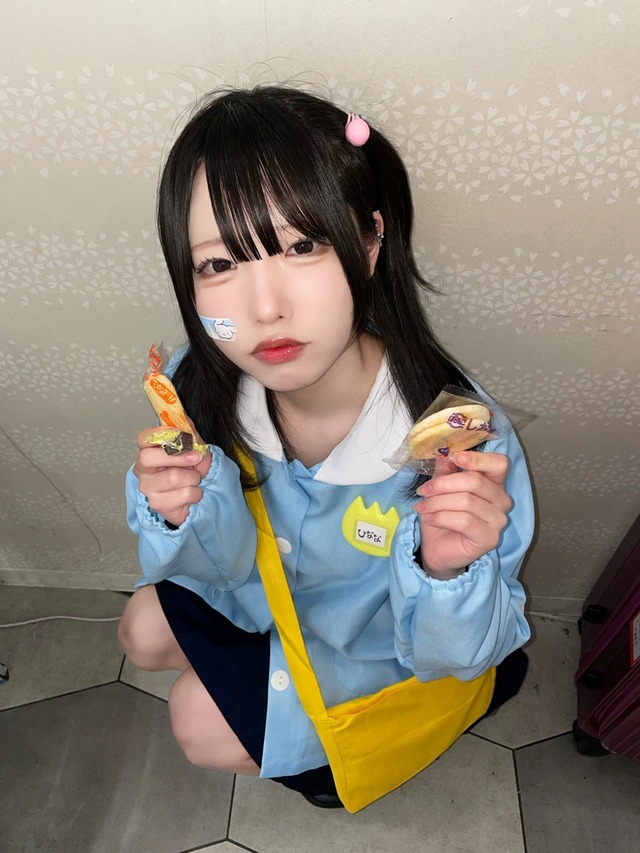 はく chu♡む 七夕 ひなな  オンラインデコチェキ(園児服ver)