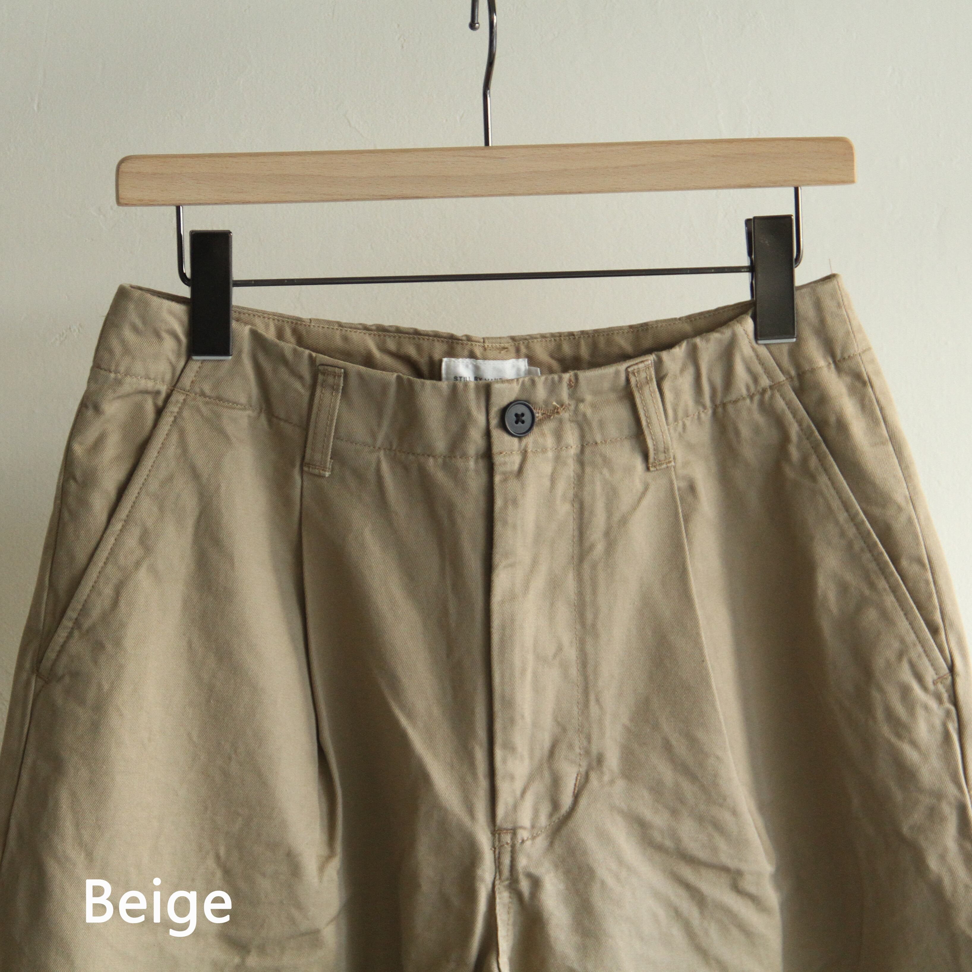 STILL BY HAND Selvedge one pleat pants | Terminal