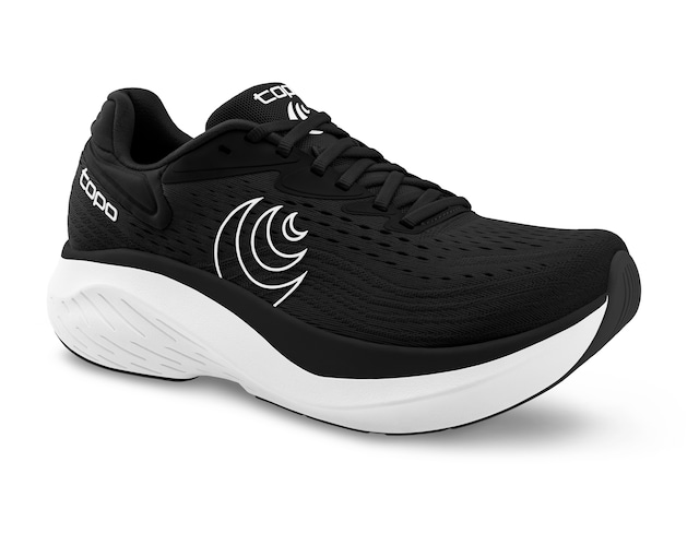 Topo Athletic（トポ アスレチック）ATMOS 2  （アトモス２）WOMENS - Black / White ロードランニングシューズ