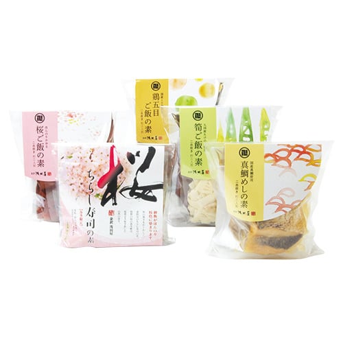 【10％OFF】お届けは3/1～4/10まで　春の炊き込みご飯の素・ちらし寿司の素詰め合わせ HR39【常温品】