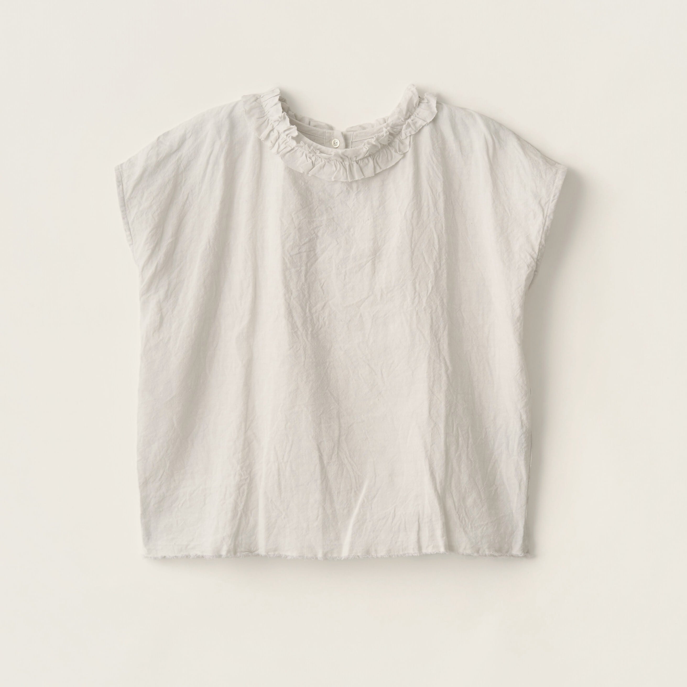 2way リネンフリルカラーブラウス | somewearclothing