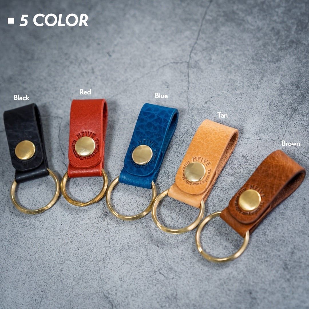 イタリアンレザー × 真鍮のキーホルダー | N FIVE（エヌファイブ