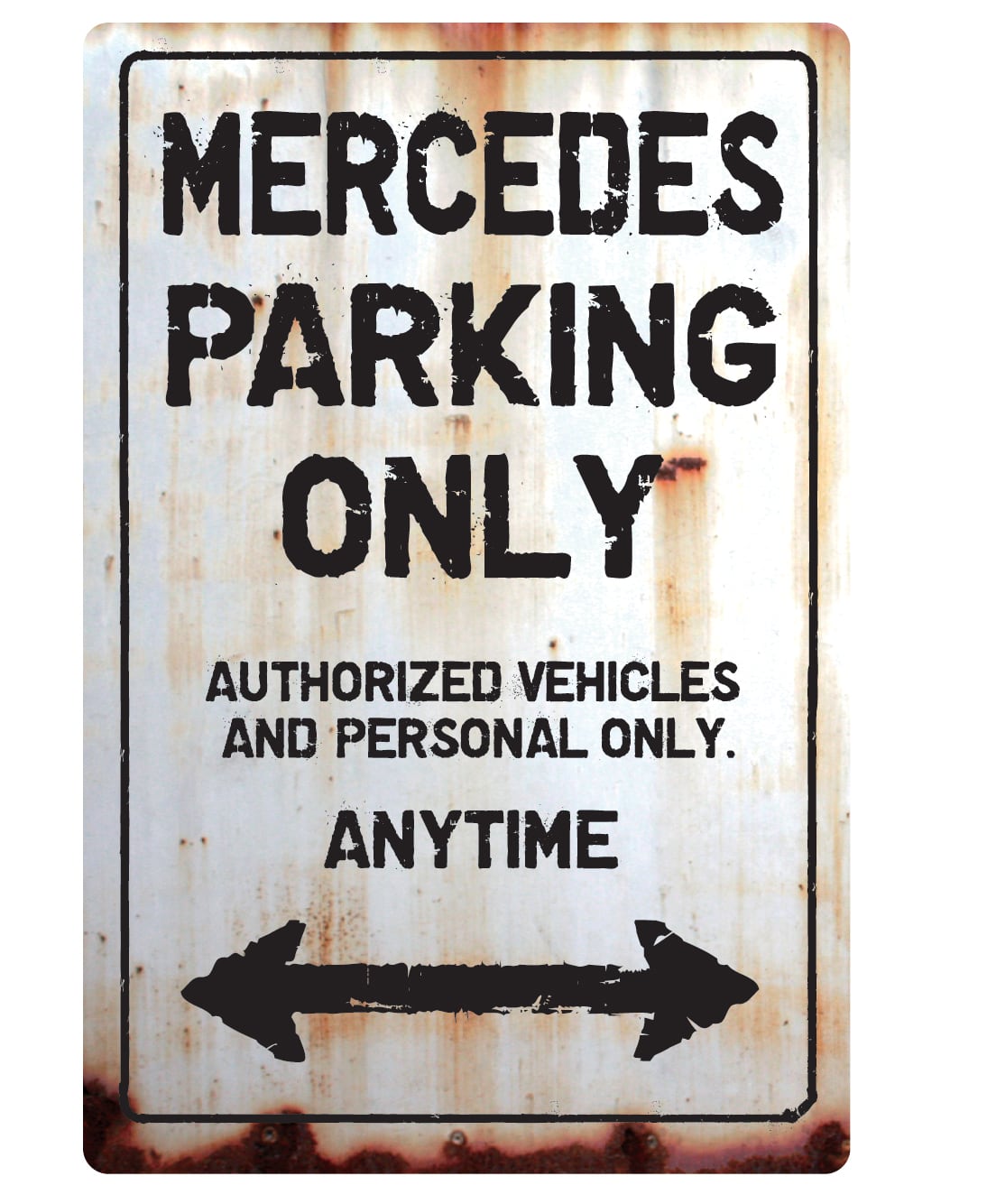 送料無料】MERCEDES ParkingOnlyサインボード パーキングオンリー