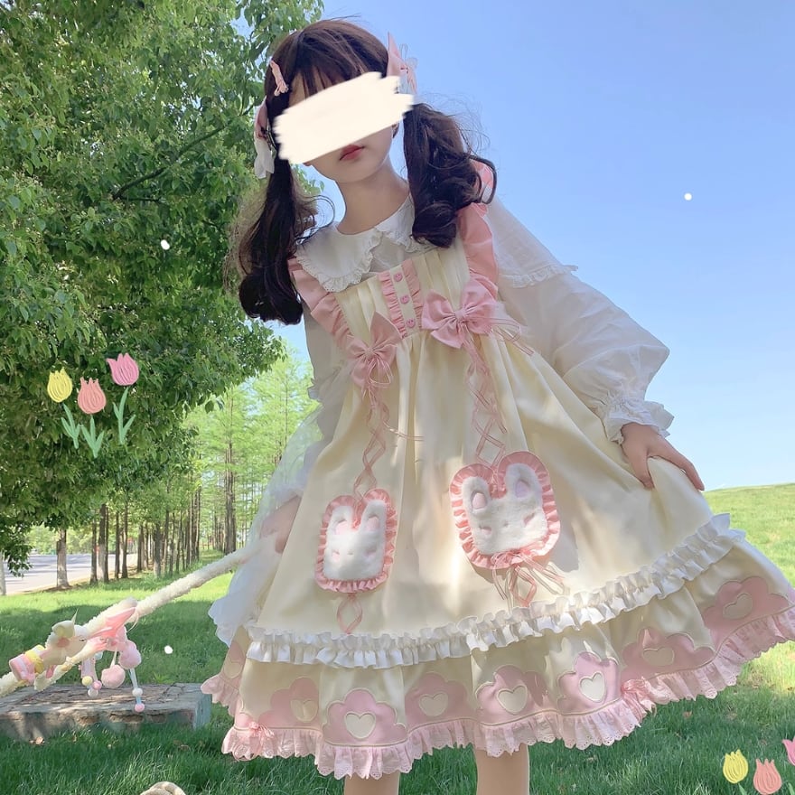 ロリータファッション通販 SEASONZ ゆめかわ ジャンパースカート
