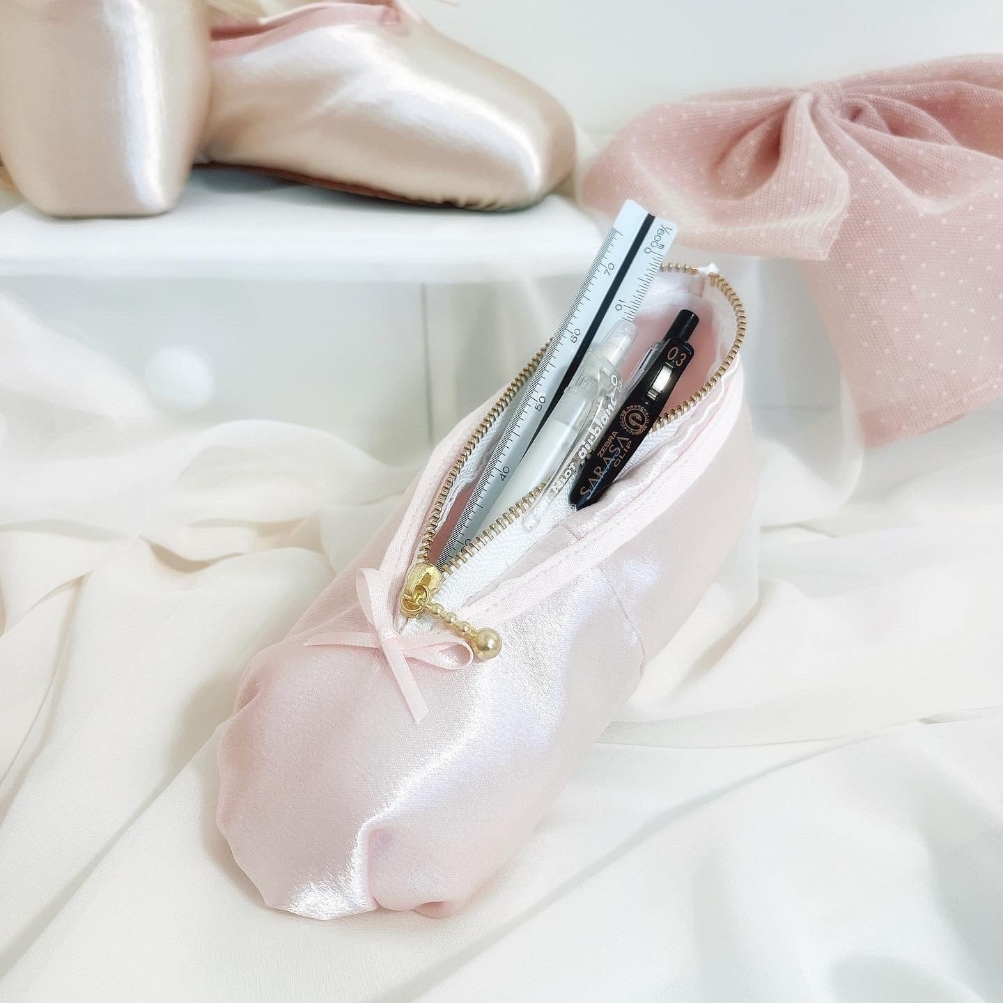 トゥシューズペンケース/ロイヤルピンク | larme to crea