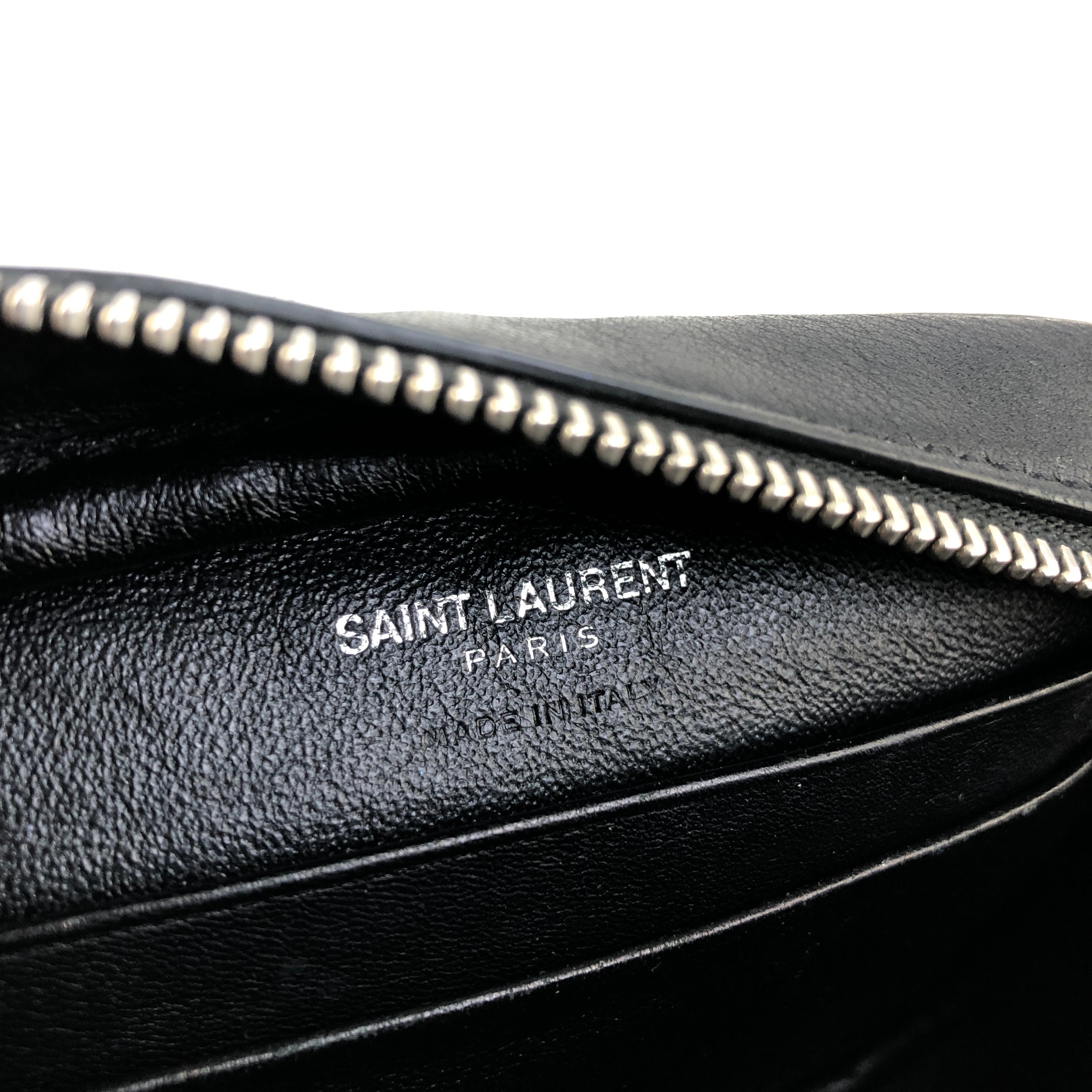 本物 サンローラン SAINT LAURENT モノグラム ブロガー タッセル ショルダーバッグ ポシェット レザー ブラック 425317 バッグ 中古・ SAINT LAURENT PARIS サン ローラン パリ イブサンローラン ブロガー